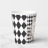 Alice in Wonderland Flower Frame  1st birthday 紙コップ (右)