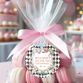 Alice in Wonderland Flower Frame 2nd birthday ラウンドシール