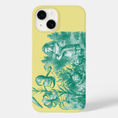 Alice in Wonderland & Flowers Case-Mate iPhoneケース (裏面)