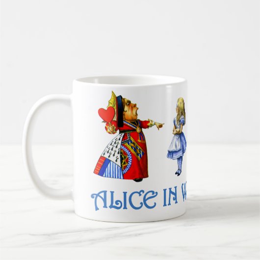 ALICE IN WONDERLAND & FRIENDS コーヒーマグカップ (左)