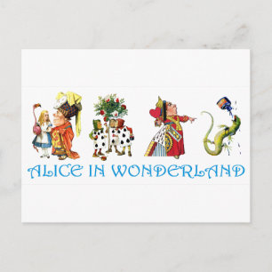 ALICE IN WONDERLAND & FRIENDS ポストカード
