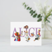 ALICE IN WONDERLAND & FRIENDS ポストカード (スタンド正面)