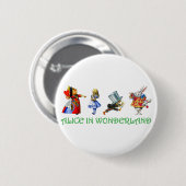 ALICE IN WONDERLAND & FRIENDS 缶バッジ (正面&裏面)