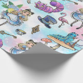 Alice in wonderland gift Wrapping紙 ラッピングペーパー (角)