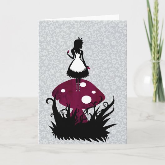 Alice in Wonderland Greeting Card カード (正面)