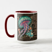 Alice in Wonderland Hattervilleクラゲ マグカップ (左)