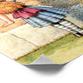 Alice In Wonderland Humpty Dumpty Poster ポスター (角)