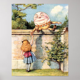 Alice In Wonderland Humpty Dumpty Poster ポスター