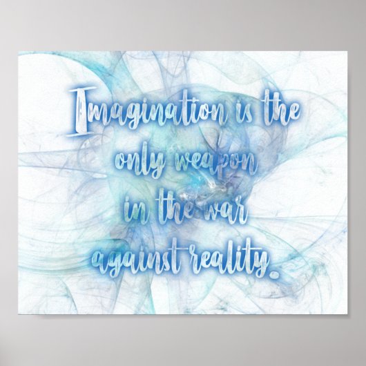 Alice in Wonderland Imagination水平プリント ポスター (正面)