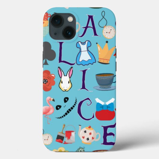 Alice in Wonderland iPhone 13ケースデザイン Case-Mate iPhoneケース (裏面)