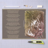 Alice in Wonderland Jabberwocky Song 薄葉紙 (クラフト)