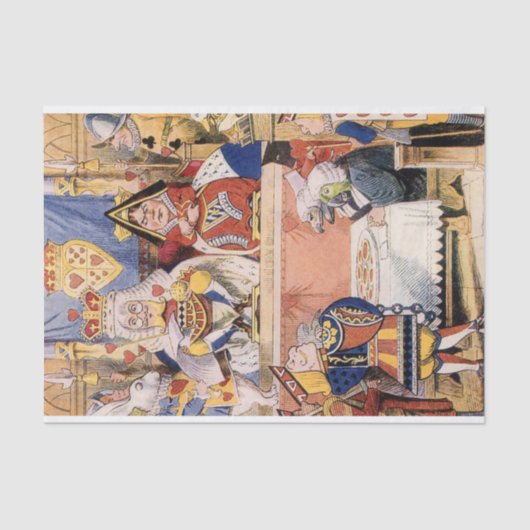 Alice in Wonderland Knave of Aliceハート・デクページ 薄葉紙 (正面)