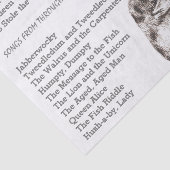 Alice in Wonderland Looking Glass Songs 薄葉紙 (詳細)