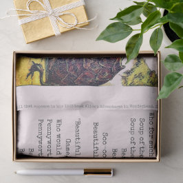 Alice in Wonderland Mock Turtle Soup Song Simple 薄葉紙