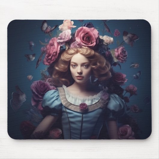 Alice In Wonderland Mouse Mat マウスパッド (正面)