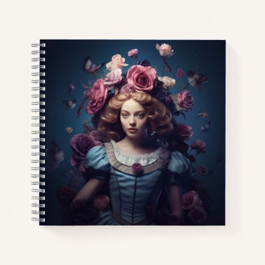 Alice In Wonderland Notebook ノートブック (正面)