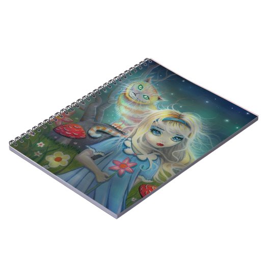 Alice in Wonderland Notebook ノートブック (左側)