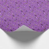 Alice in Wonderland on Purple Harlequin ラッピングペーパー (角)