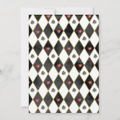 Alice in Wonderland - Onederland誕生日I 招待状 (裏面)