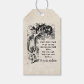 Alice in Wonderland Pack of 10 フェイク Parchment ギフトタグ (正面)