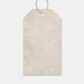 Alice in Wonderland Pack of 10 フェイク Parchment ギフトタグ (裏面)