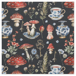 Alice in Wonderland Pattern ファブリック