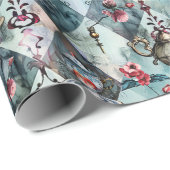 Alice in Wonderland Pattern ラッピングペーパー (ロールコーナー)