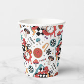 Alice in Wonderland Pattern 紙コップ (正面)