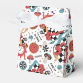 Alice in Wonderland Pattern Favorites Box フェイバーボックス (正面サイド)