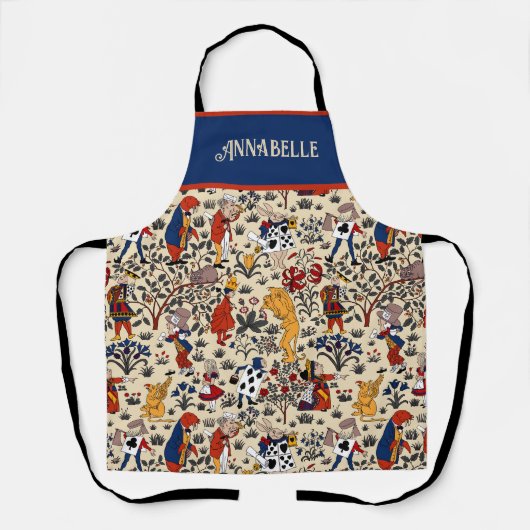 Alice in Wonderland Personalization Eプロン エプロン (正面)