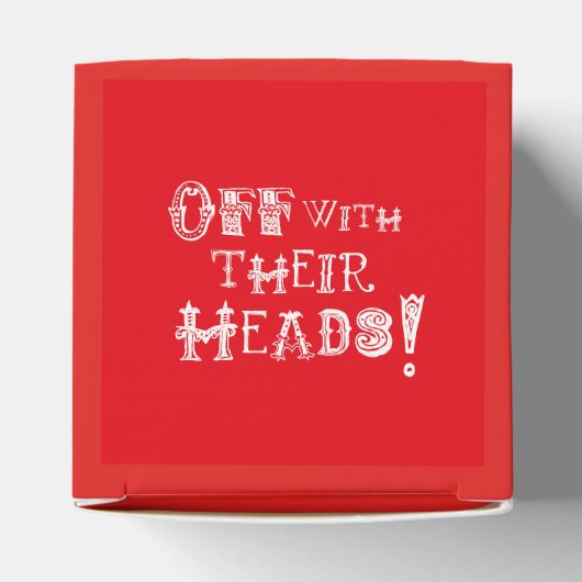 Alice in Wonderland Queen of Aliceハートボックス フェイバーボックス (上部)