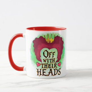 Alice in Wonderland Queen Of Hearts Big Head マグカップ