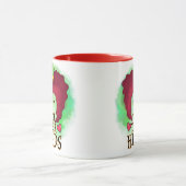 Alice in Wonderland Queen Of Hearts Big Head マグカップ (中央)