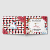 Alice in Wonderland Quinceanera Birthday Bridal  ゲストブック (全面)