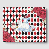 Alice in Wonderland Quinceanera Birthday Bridal  ゲストブック (裏面)