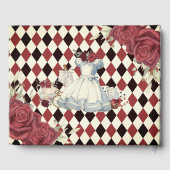 Alice in Wonderland Quinceanera Birthday Bridal ゲストブック (裏面)