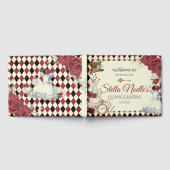 Alice in Wonderland Quinceanera Birthday Bridal ゲストブック (全面)