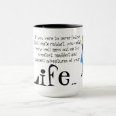 Alice in Wonderland Quotation (Cherie Roe Dirksen) マグカップ (中央)