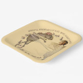 Alice in Wonderland Rabbit Mouse ペーパープレート (傾斜あり)