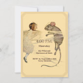 Alice in Wonderland Rabbit Mouse 招待状 (裏面)