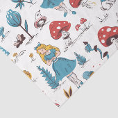 Alice in Wonderland Rabbit Red Mathes Decompage 薄葉紙 (詳細)