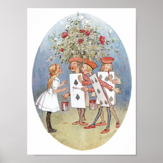 Alice in Wonderland Roses ポスター (正面)