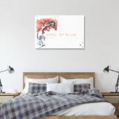Alice In Wonderland Sign-In Canvas Board キャンバスプリント (インサイチュ (寝室))