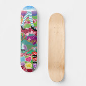 Alice in Wonderland Skateboard Wall Art スケートボード (正面)