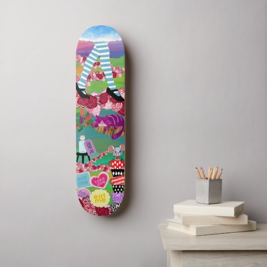 Alice in Wonderland Skateboard Wall Art スケートボード (ウォールアート)
