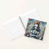Alice In Wonderland Spiral Notebook – 静止型 ノートブック (内部)