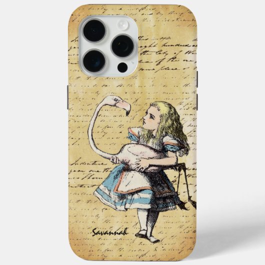 Alice In Wonderland Swirl Casemate iPhone 4 Case-Mate iPhoneケース (裏面)