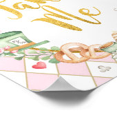 Alice in Wonderland TAKE ME Party Paviites Sign ポスター (角)