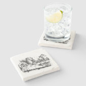 Alice in Wonderland Teaパーティー ストーンコースター (横)