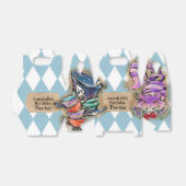 Alice in Wonderland Teaパーティー フェイバーボックス (折り畳みなし)